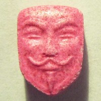DrugsData.org (was EcstasyData): Test Details : Result #5081 - Pink Anonymous, 5081 (m)