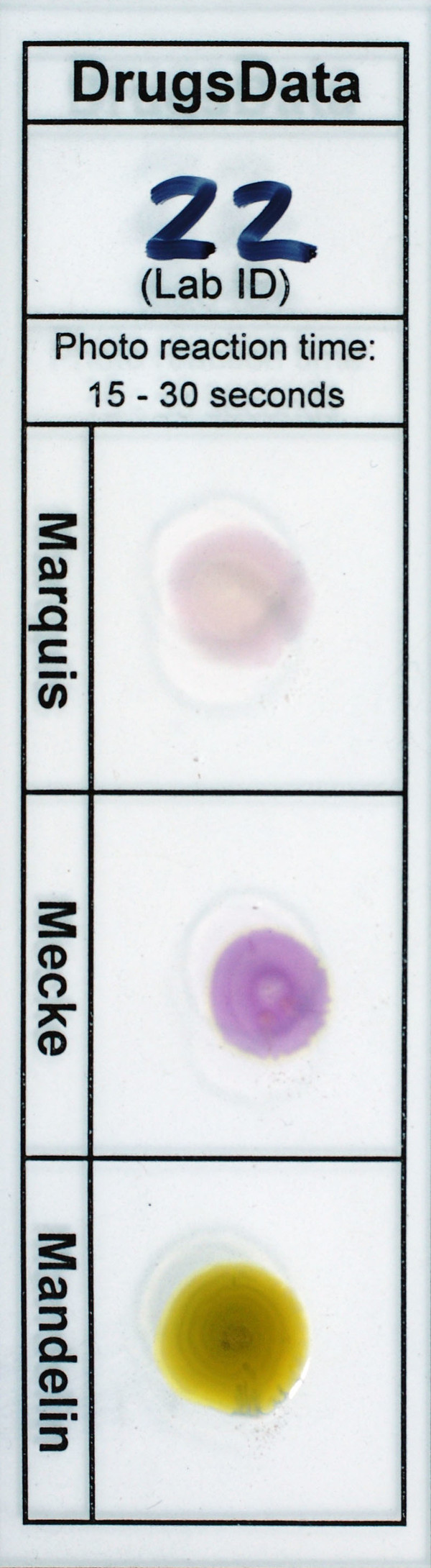 DrugsData.org (was EcstasyData): Test Details : Result #9988 - 3-HO-PCP,  9988 (m)